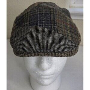 REI Wool Blend Patchwork Newsboy Gatsby Mens Small Hat